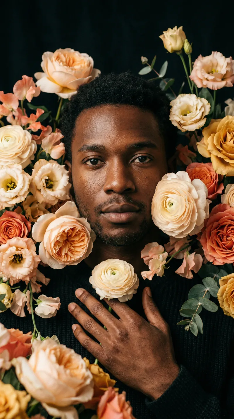 Entre flores